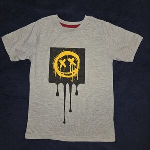 Prime Threads Youth Melting Smiley Face *Grey **Size 10
